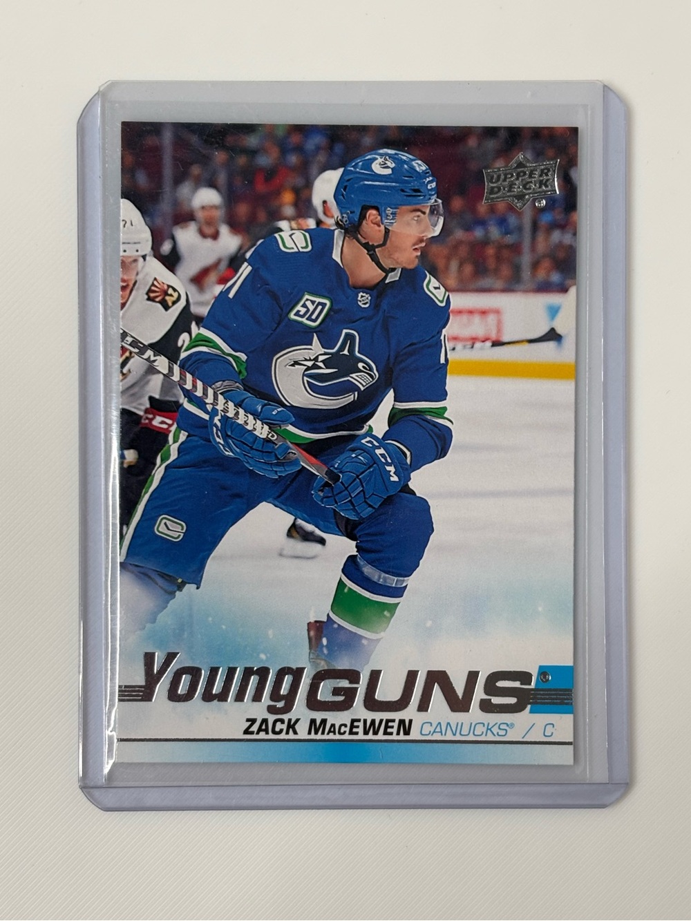 Zack MacEwen 2019-20 Upper Deck Young Guns #244 Rookie Card RC 🏒